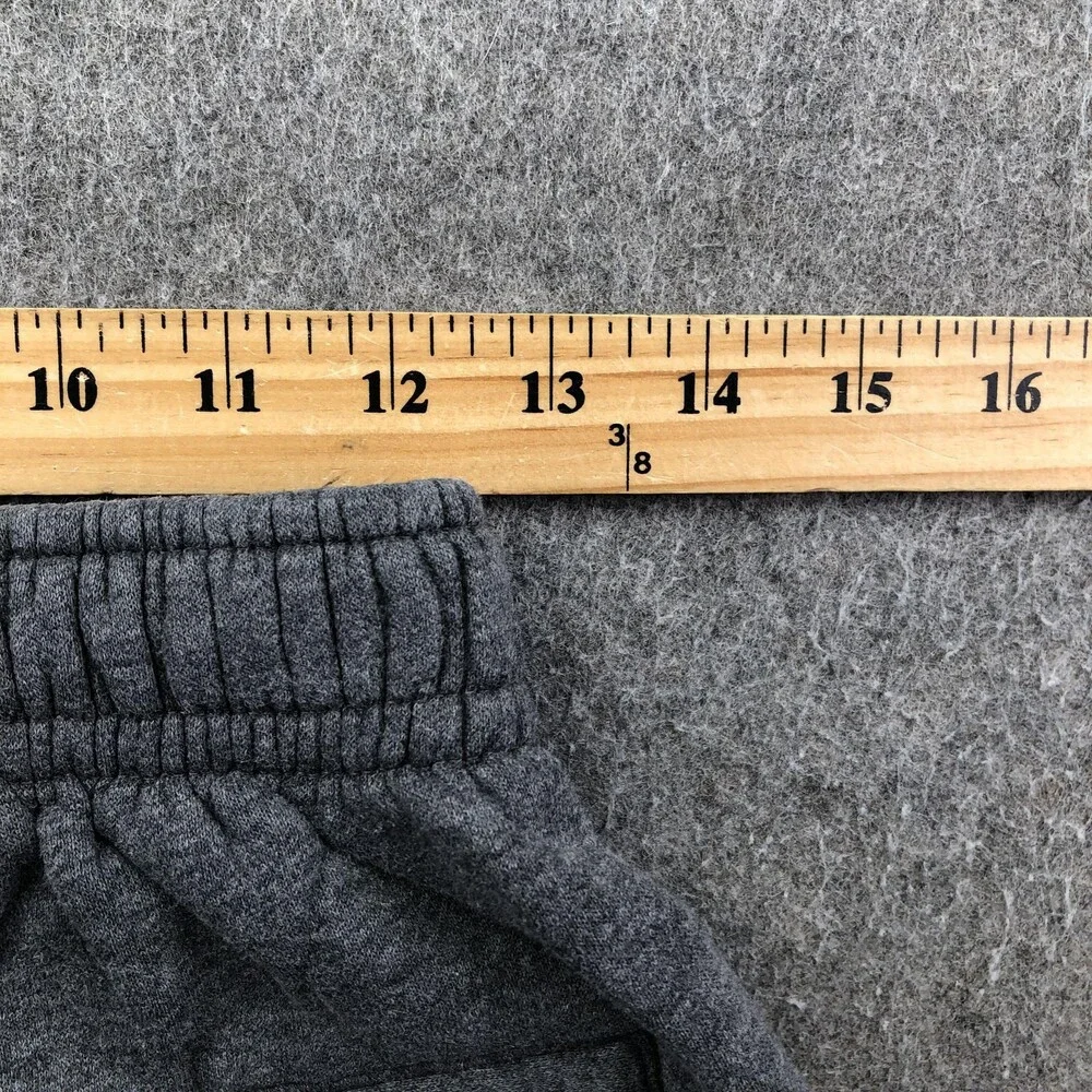 Nike Shorts Mens Small Gray Fleece Sweat 9 Inch Athletic Gym Pockets Casual
